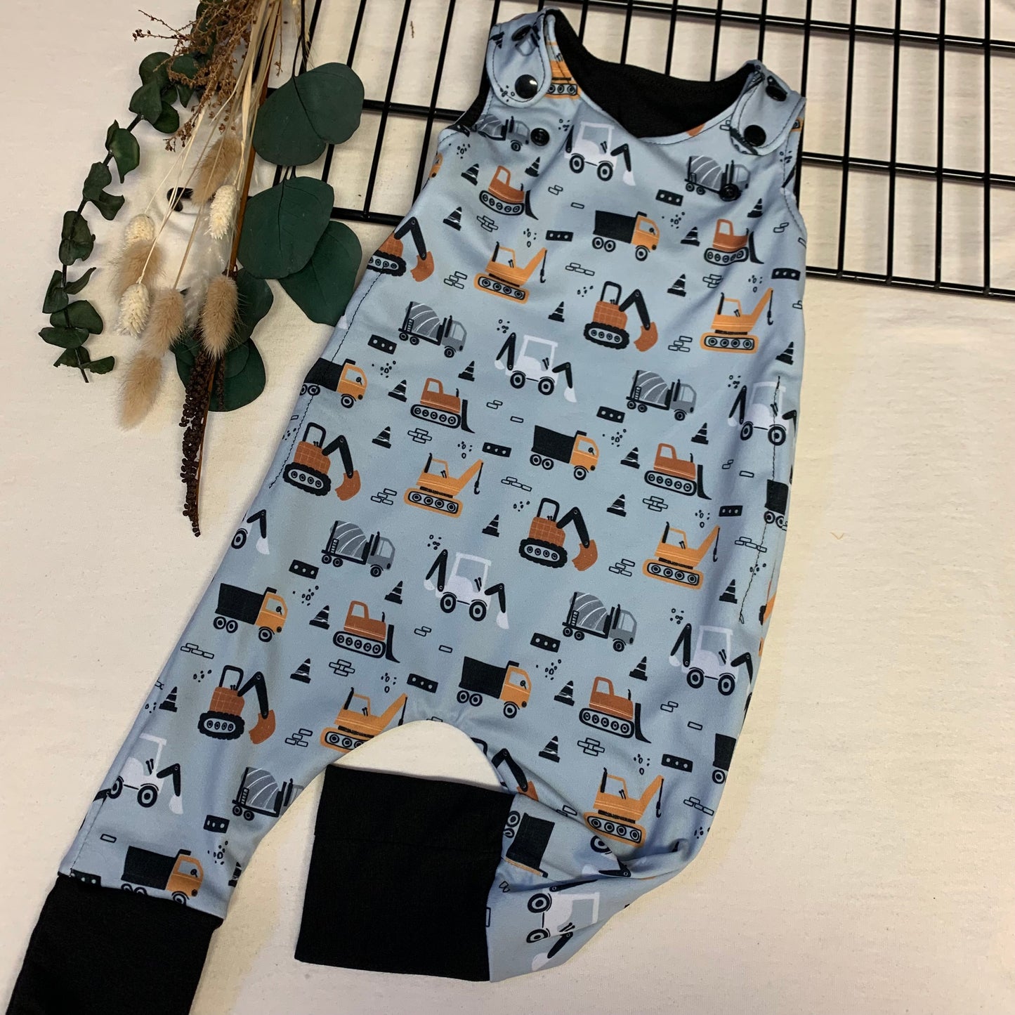 Romper évolutif Camions et machinerie gris