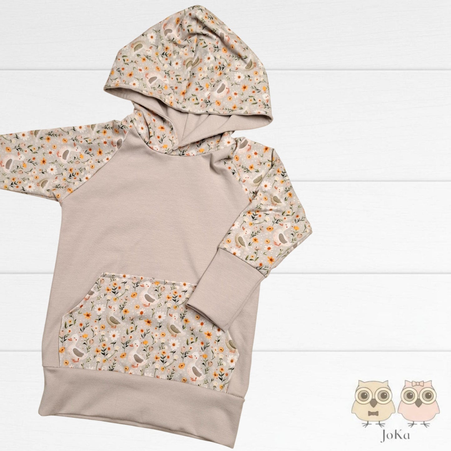 Hoodie évolutif Canards floral