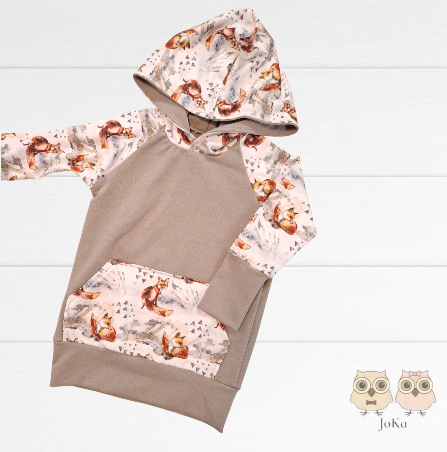 Hoodie évolutif Renards roux