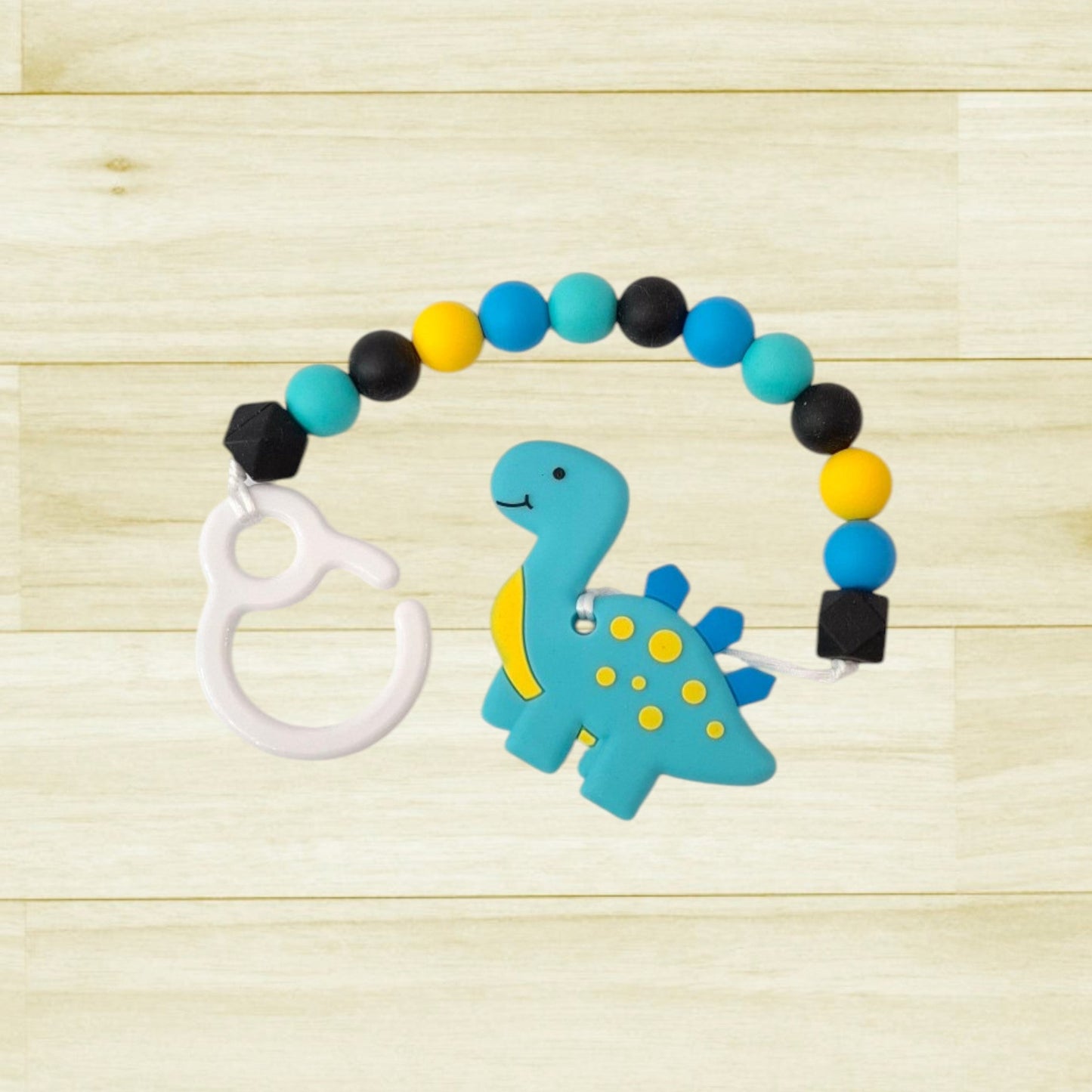 Jouet de poussette Dino bleu