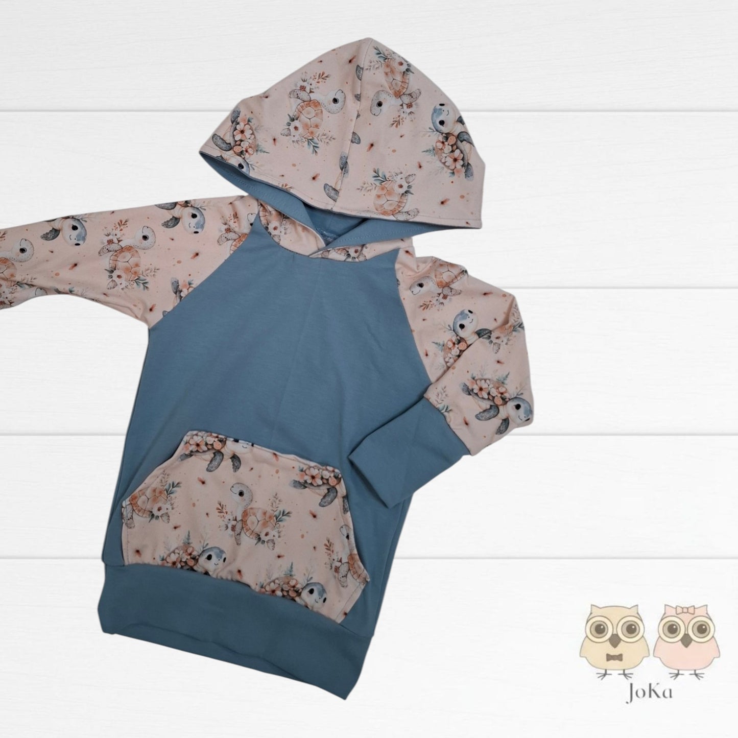 Hoodie évolutif Tortues océan quartz