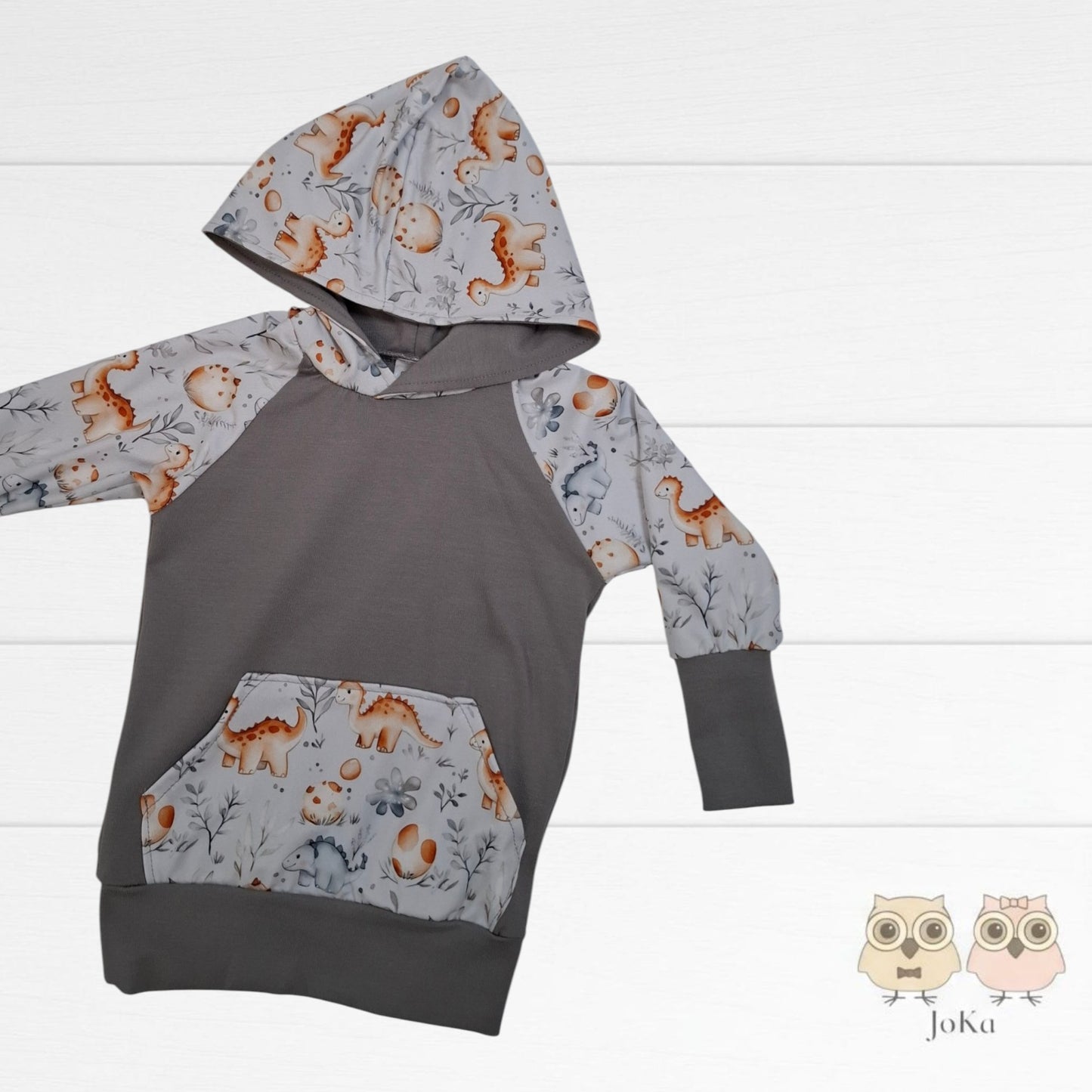 Hoodie évolutif Dino et oeufs