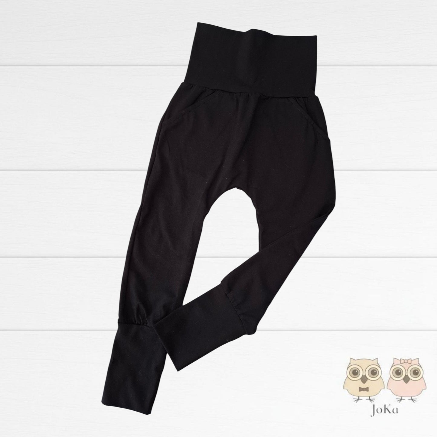 Pantalon évolutif Uni Noir