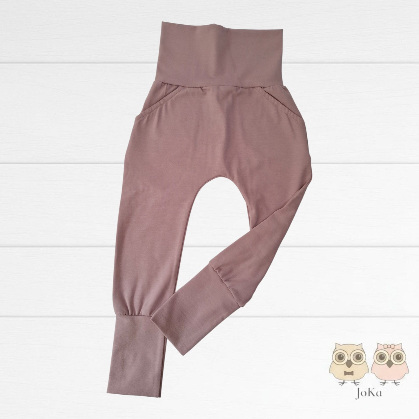Pantalon évolutif Uni Vieux rose 12
