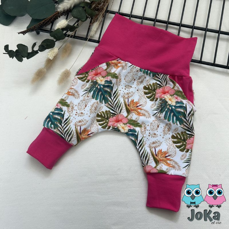 Pantalon évolutif tropiques 0-3 mois