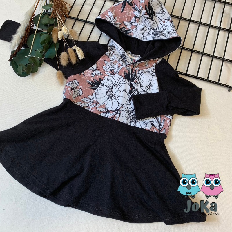 Robe-tunique évolutive Fleurs vintage 12-36 mois