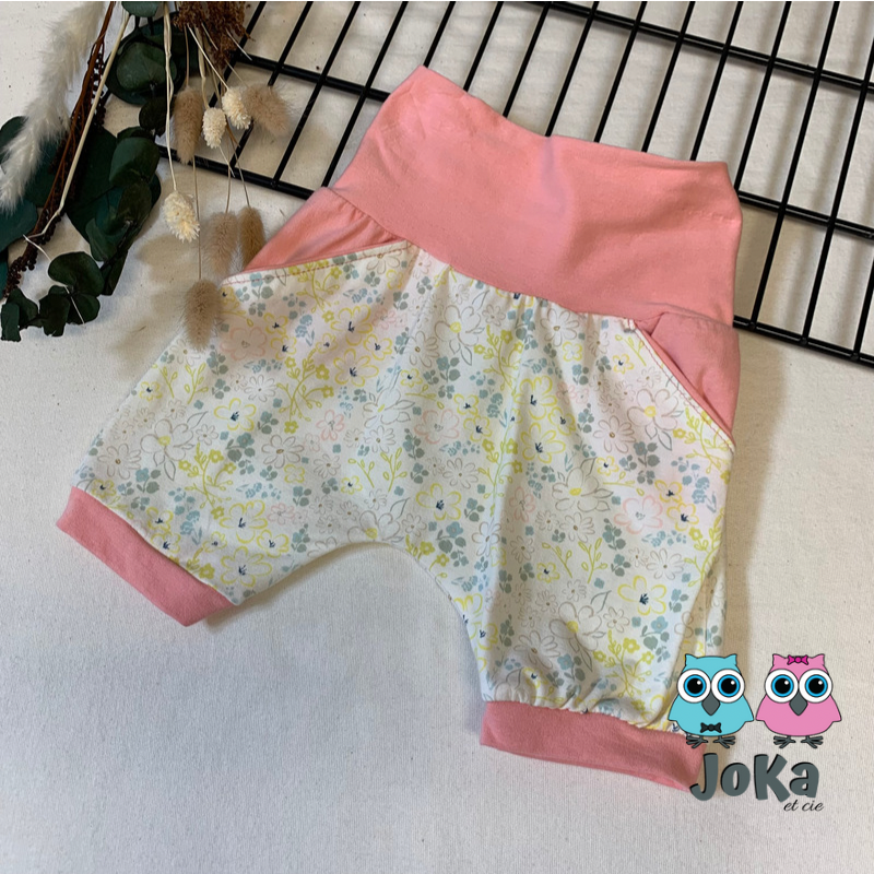 Short évolutif Fleurs ensoleillées