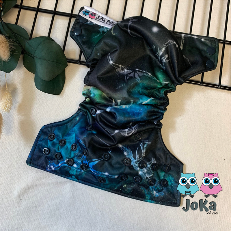 Couche lavable 2.0 Dinosaures dans la galaxie *Édition limitée* Nouveau-né