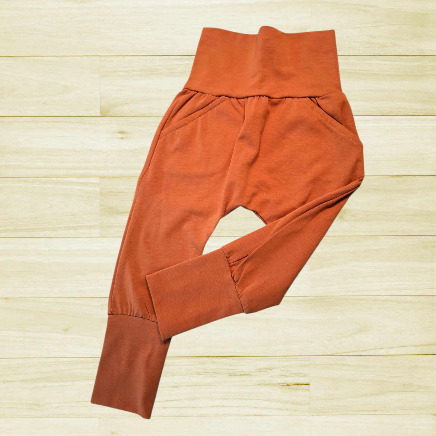 Pantalon évolutif Uni Orange cinnamon
