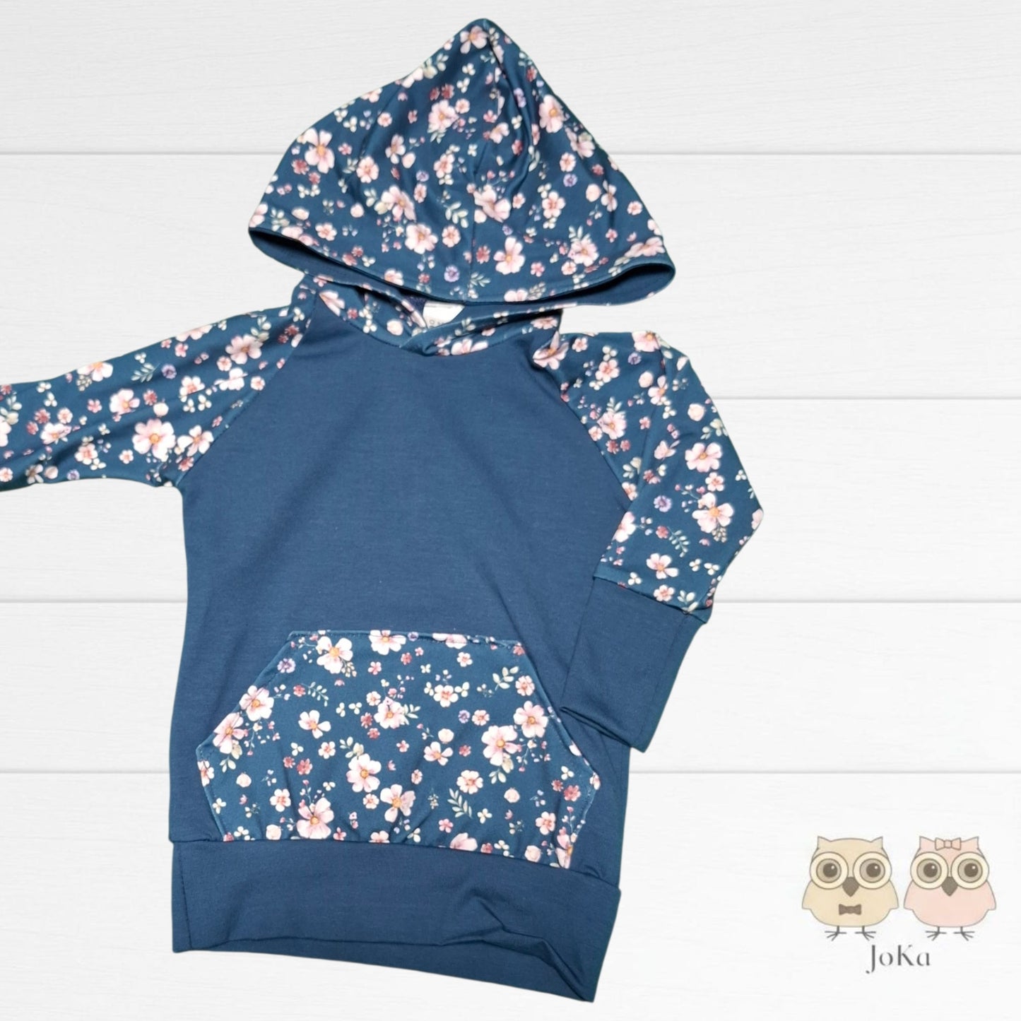 Hoodie évolutif Floral tia navy