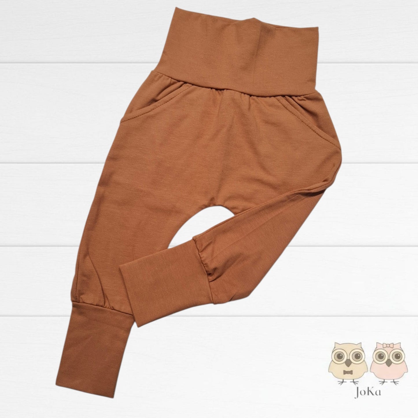 Pantalon évolutif Uni Caramel