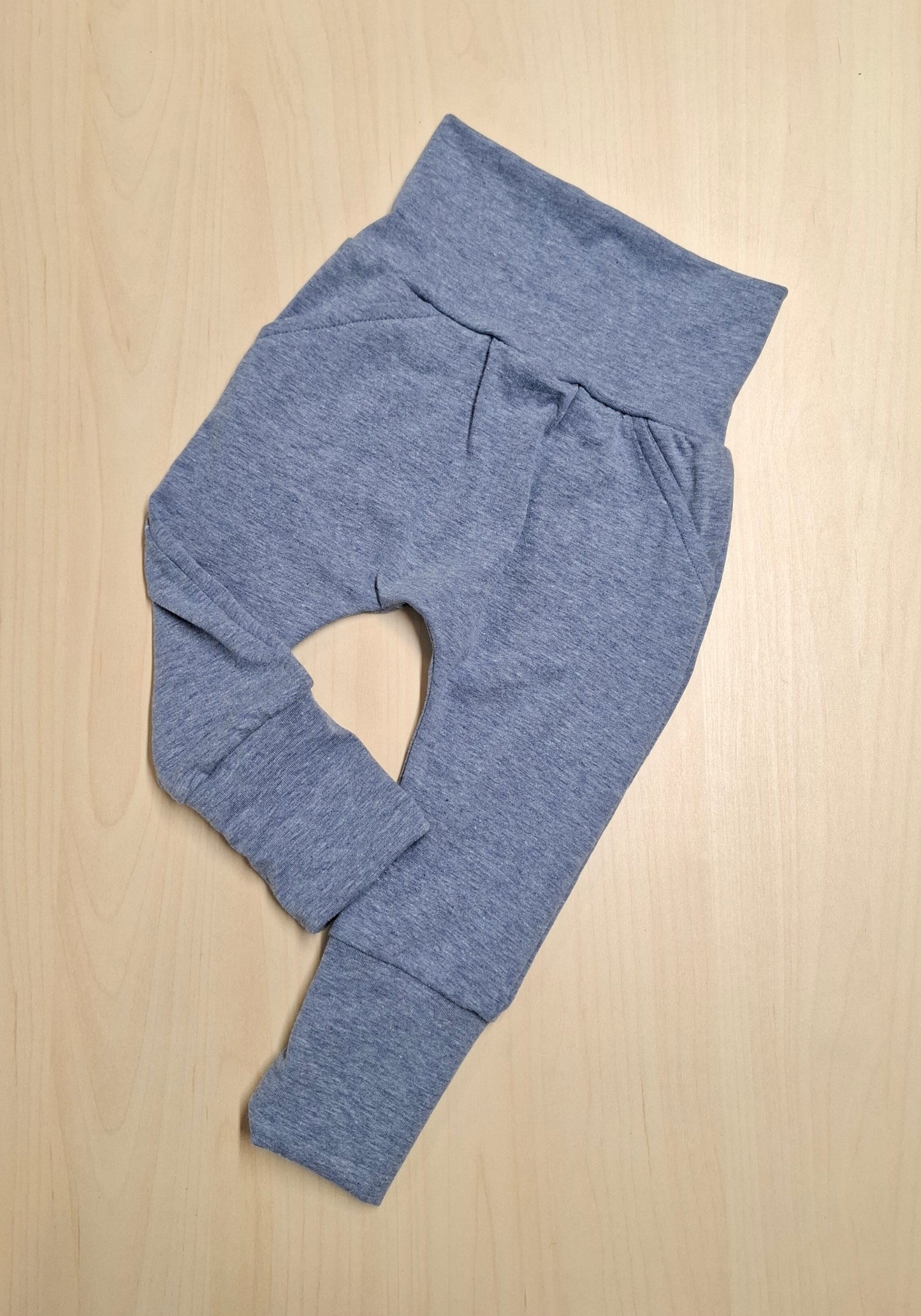 Pantalon évolutif Uni Bleu jeans