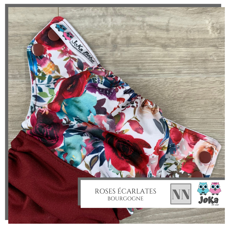 Couche lavable 2.0 Roses écarlates Nouveau-né