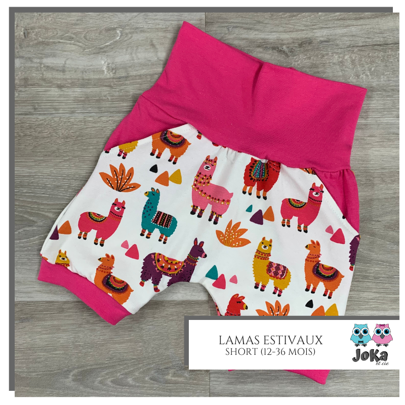 Short grow-with-me Lamas estivaux