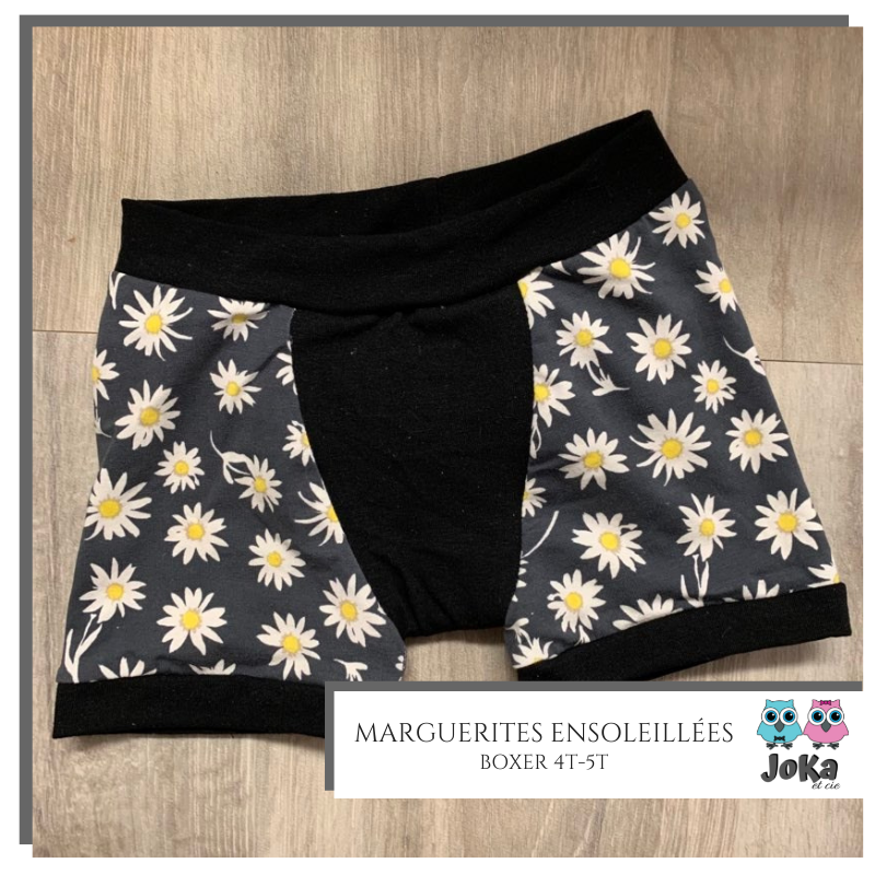Boxer Marguerites ensoleillées