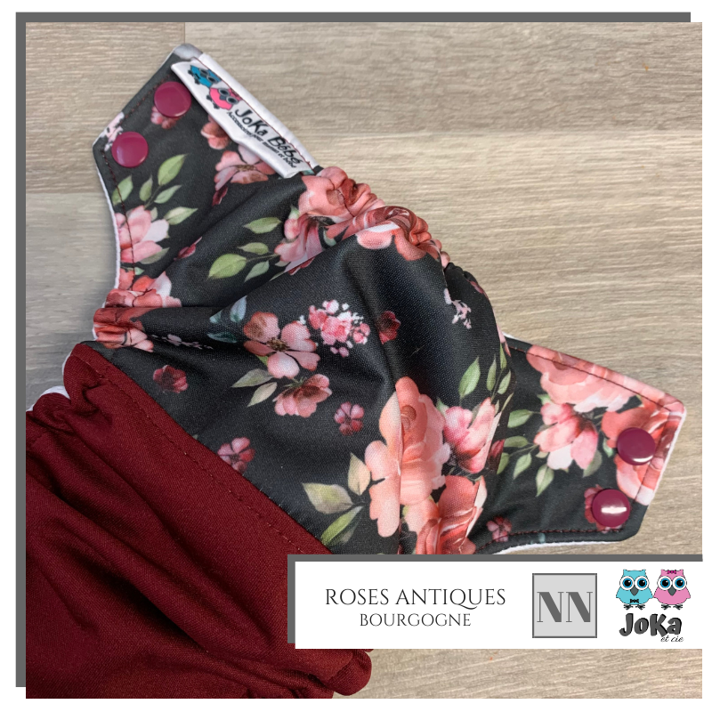 Couche lavable 2.0 Roses antiques Nouveau-né