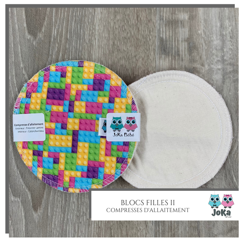 Compresses d'allaitement Blocs filles II