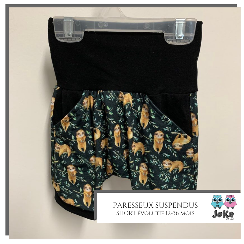 Short évolutif Paresseux suspendus