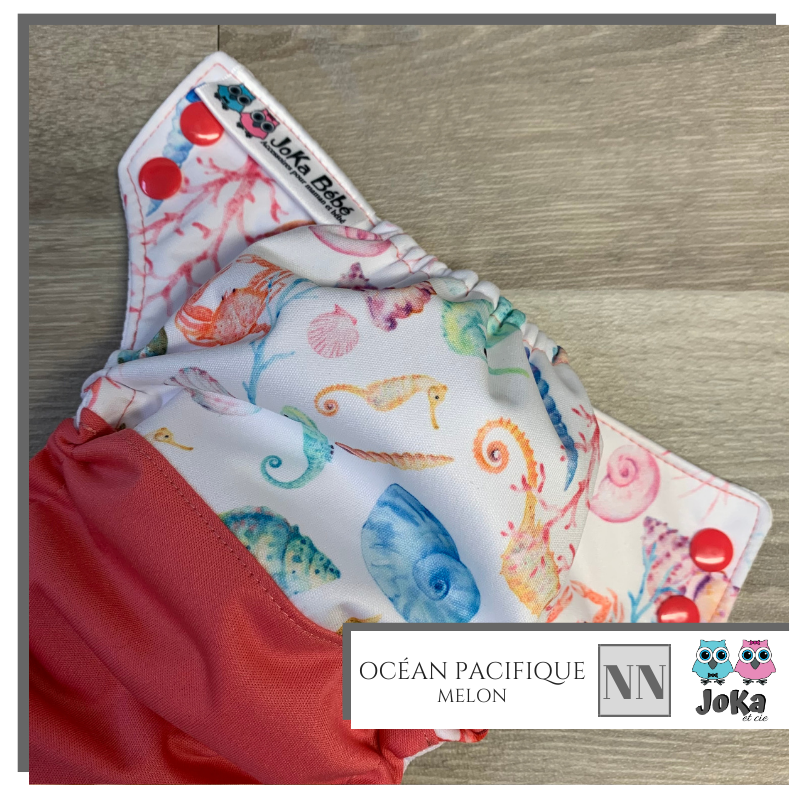 Couche lavable 2.0 Océan pacifique Nouveau-né