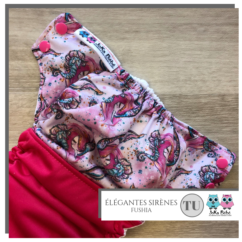Cloth diaper 2.0 Élégantes sirènes New born