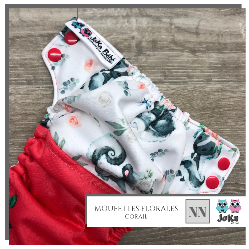 Cloth diaper 2.0 Moufettes florales New born