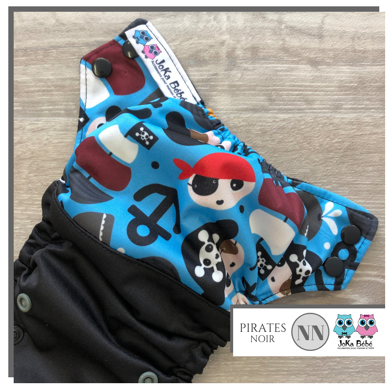 Couche lavable 2.0 Pirates Nouveau-né