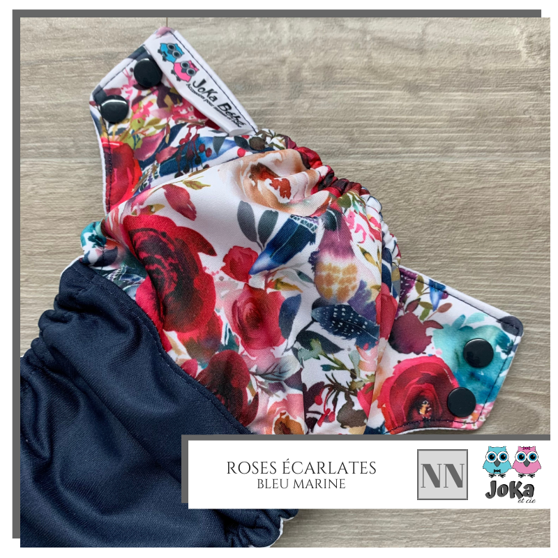 Couche lavable 2.0 Roses écarlates Nouveau-né