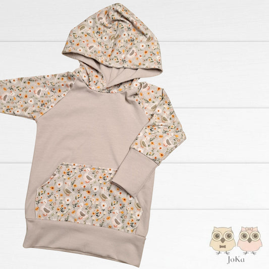 Hoodie évolutif Canards floral