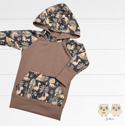 Hoodie évolutif Dinosaures préhistorique