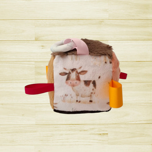 Mini cube Vaches à lait rose