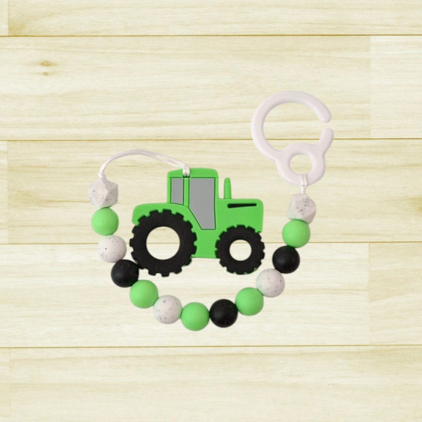 Jouet de poussette Tracteur vert