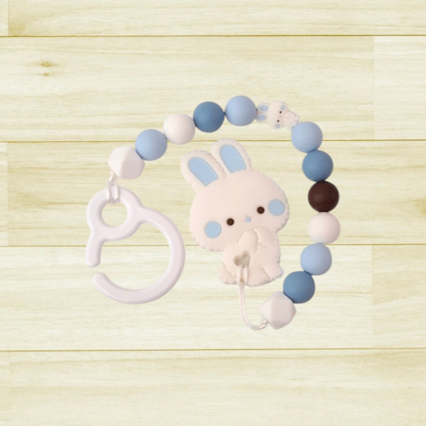 Jouet de poussette Lapin bleu
