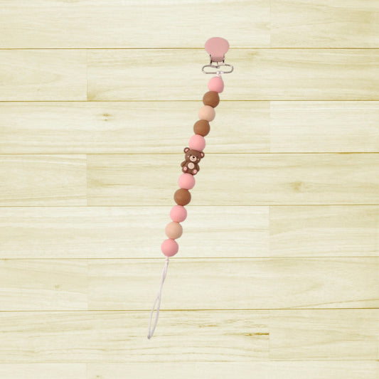 Attache-suce Ourson 3d rose