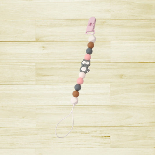 Attache-suce Raton laveur rose