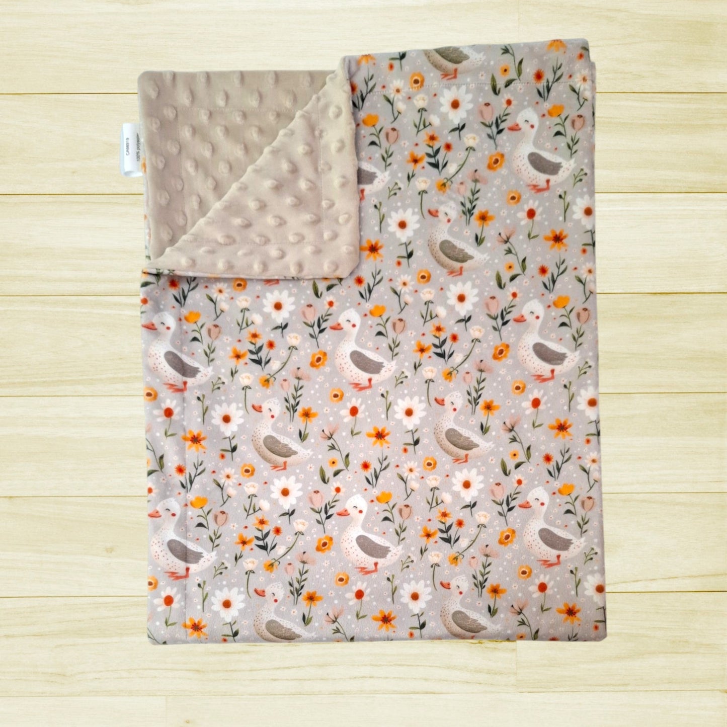 Couverture Canards floral
