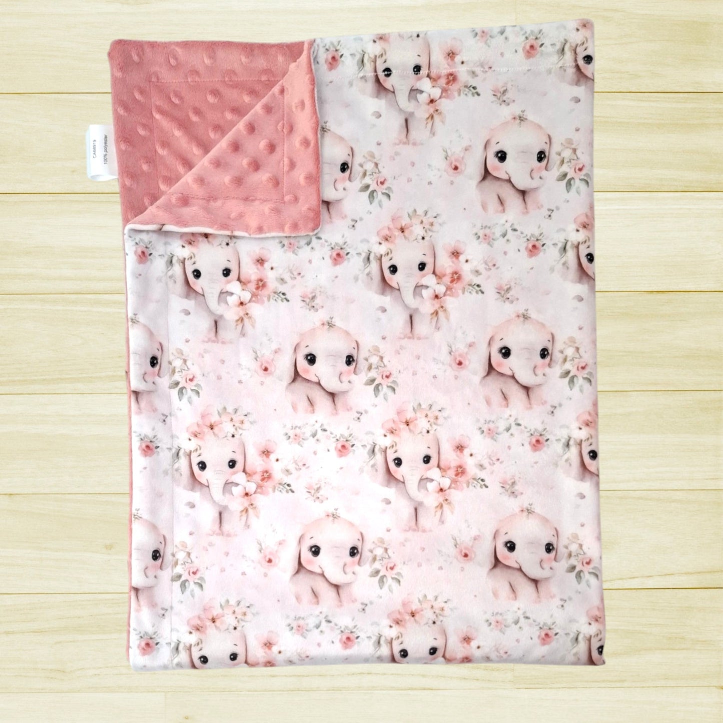 Couverture Éléphanteau floral