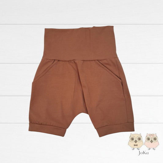 Short évolutif uni Caramel