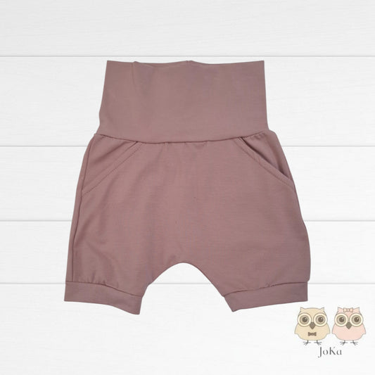 Short évolutif uni Vieux rose 12