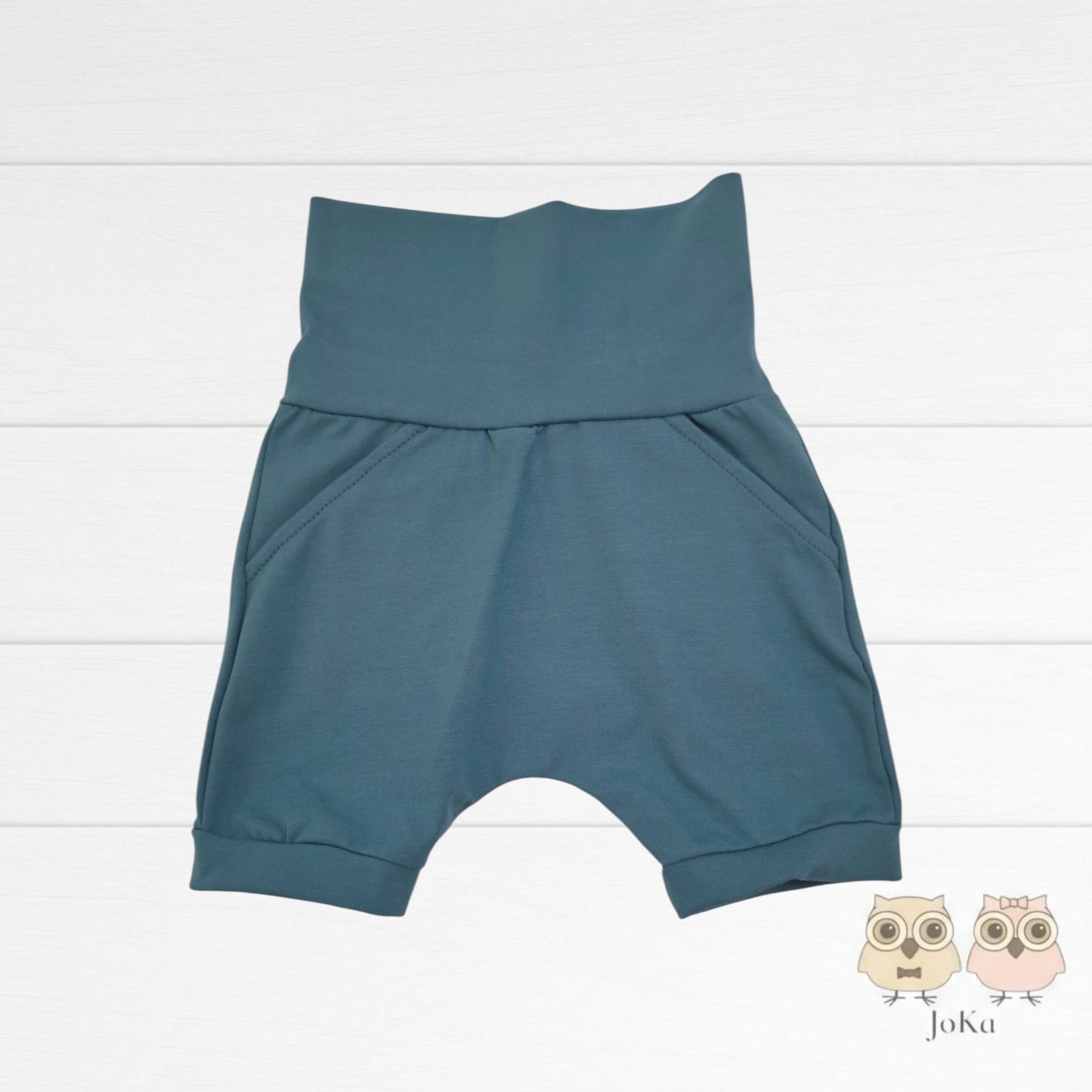 Short évolutif uni Bleu bristol