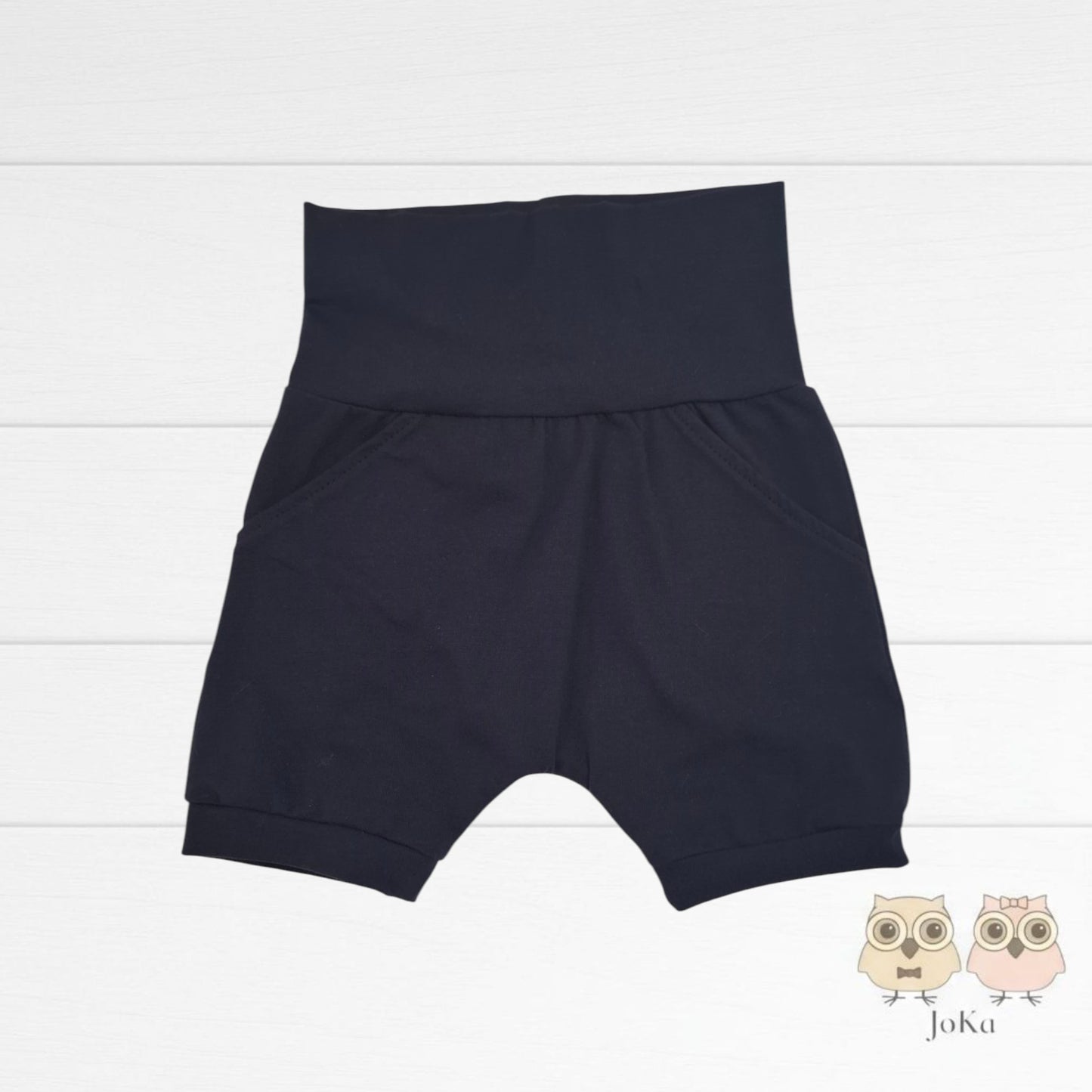 Short évolutif uni Bleu marin