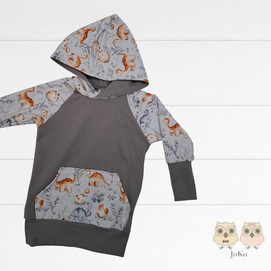 Hoodie évolutif Dino et oeufs