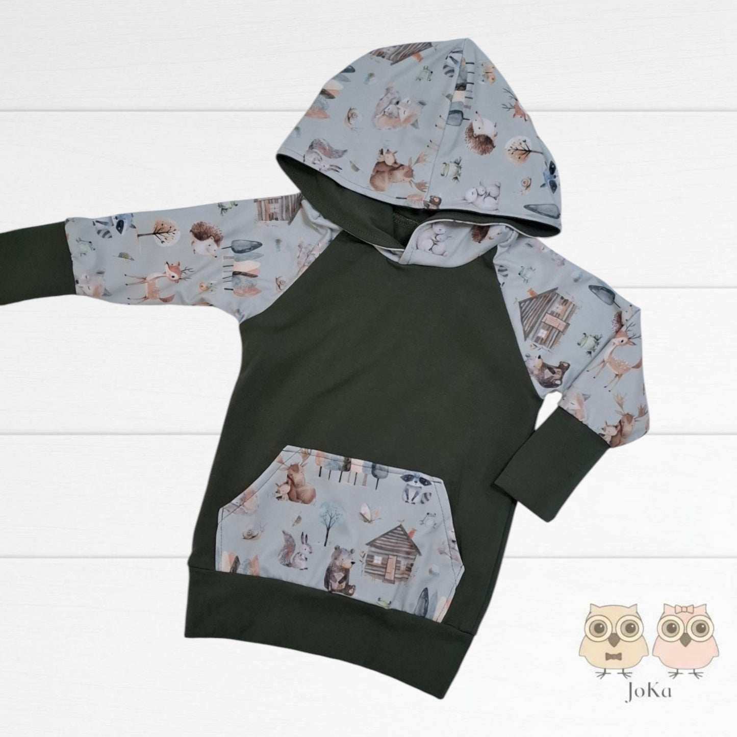 Hoodie évolutif Animaux de la forêt