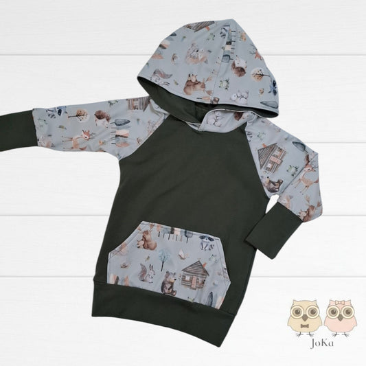 Hoodie évolutif Animaux de la forêt