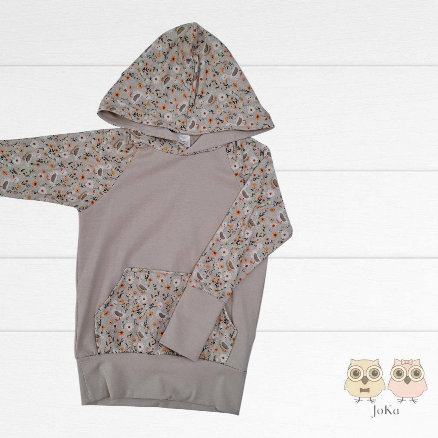 Hoodie évolutif Canards floral