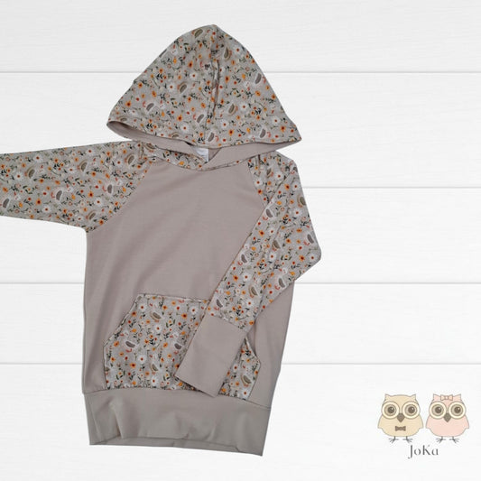 Hoodie évolutif Canards floral