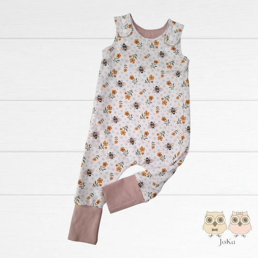 Romper évolutif Abeilles, fleurs et marguerite