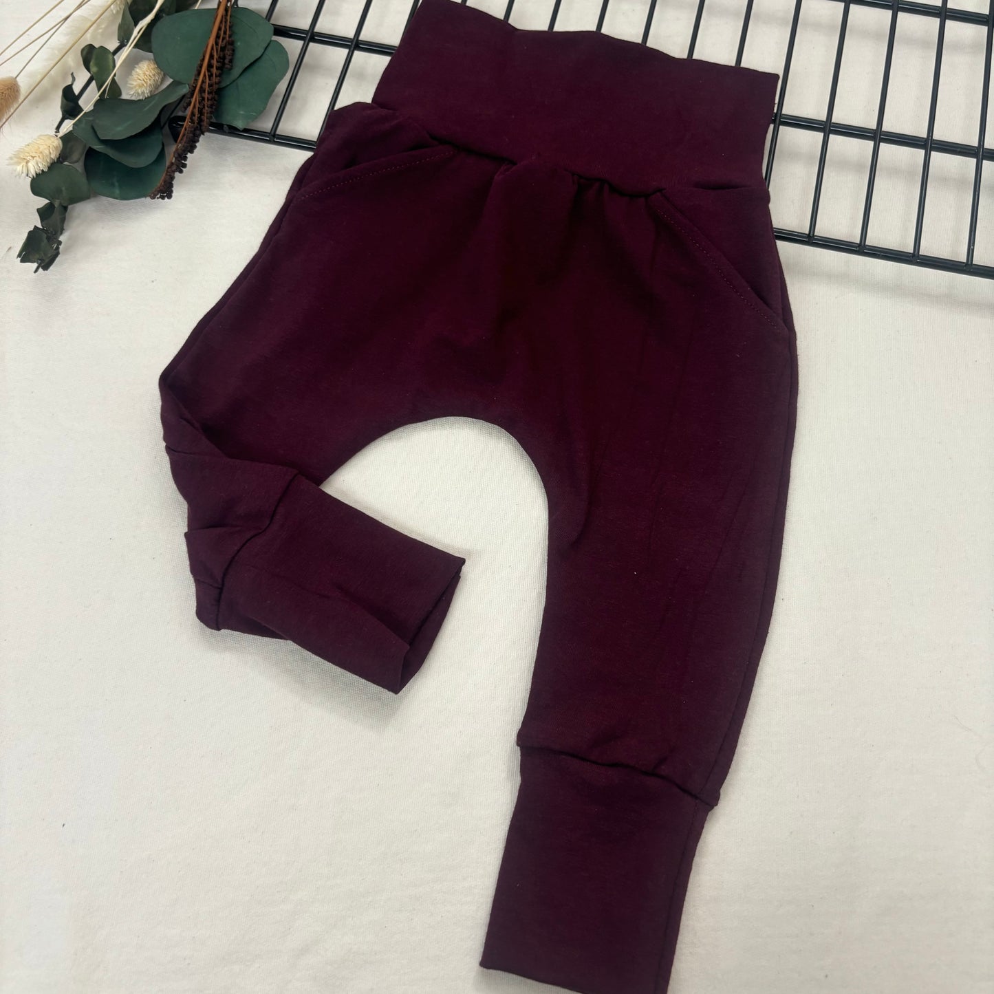 Pantalon évolutif Uni Framboise