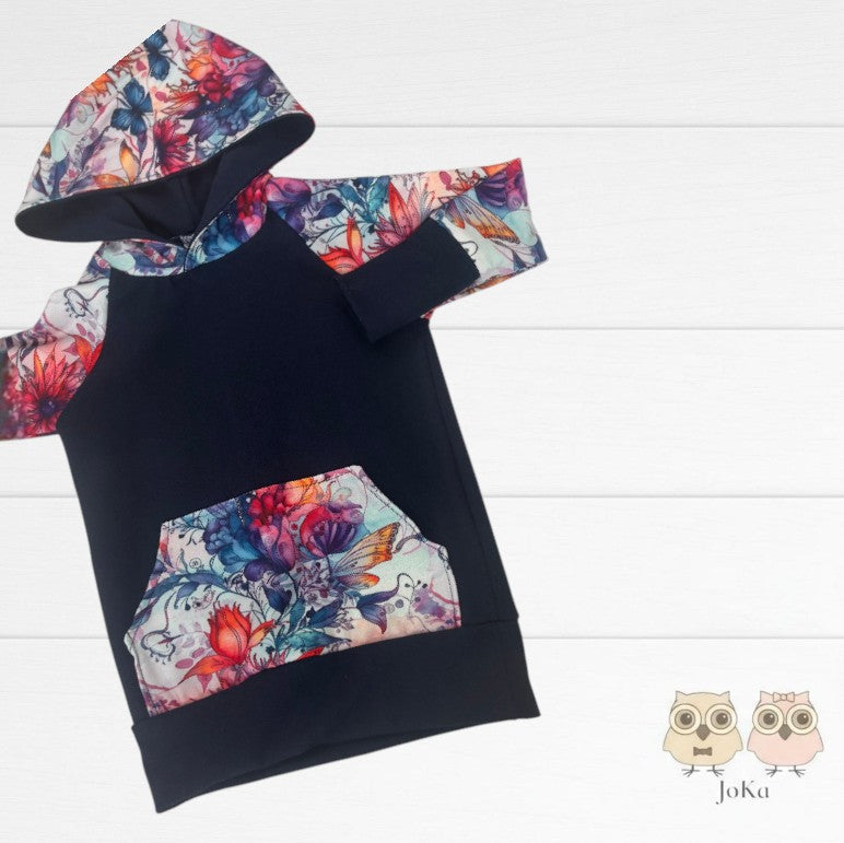 Hoodie évolutif Papillon aquarel