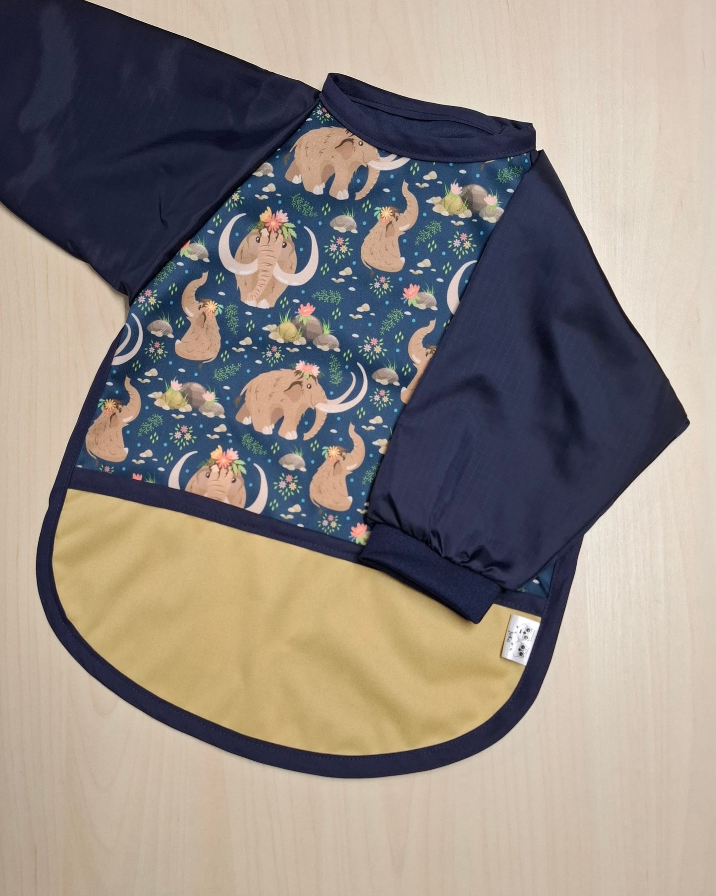 Bavette / tablier à manches Mammouth fleuris