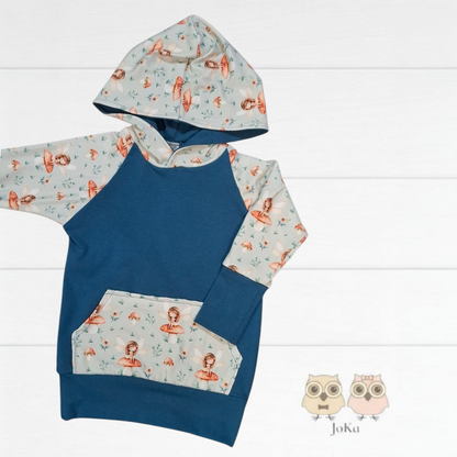 Hoodie évolutif Fées sur champignons